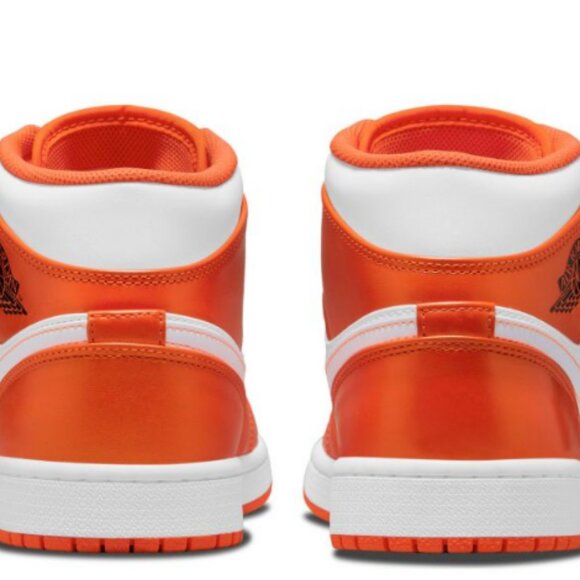 AIR JORDAN 1 MID Men – Electro Orange/Black-white main image 4